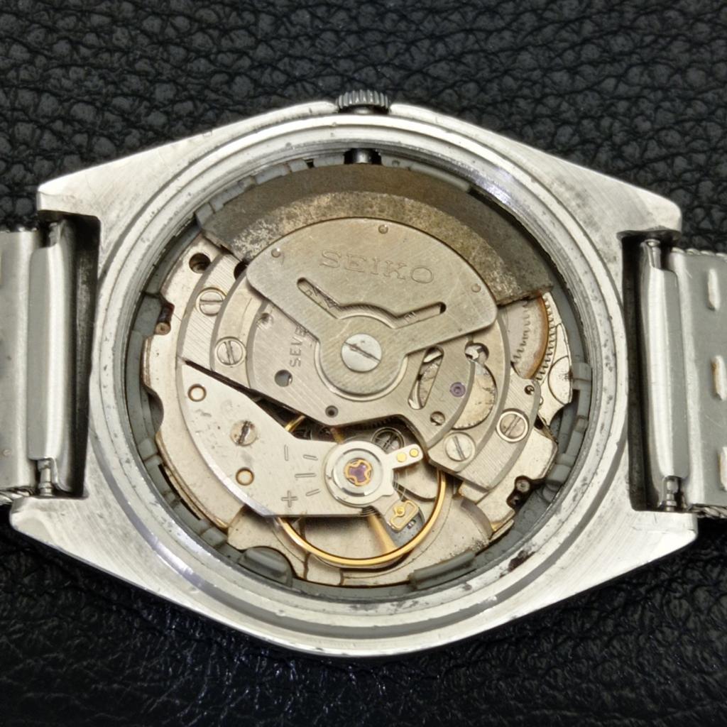 SEIKO 5 AUTOMATIC VINTAGE JAPAN 6309A MENS SILVER COLOR DIAL WATCH a701281-5 R206a-a701281