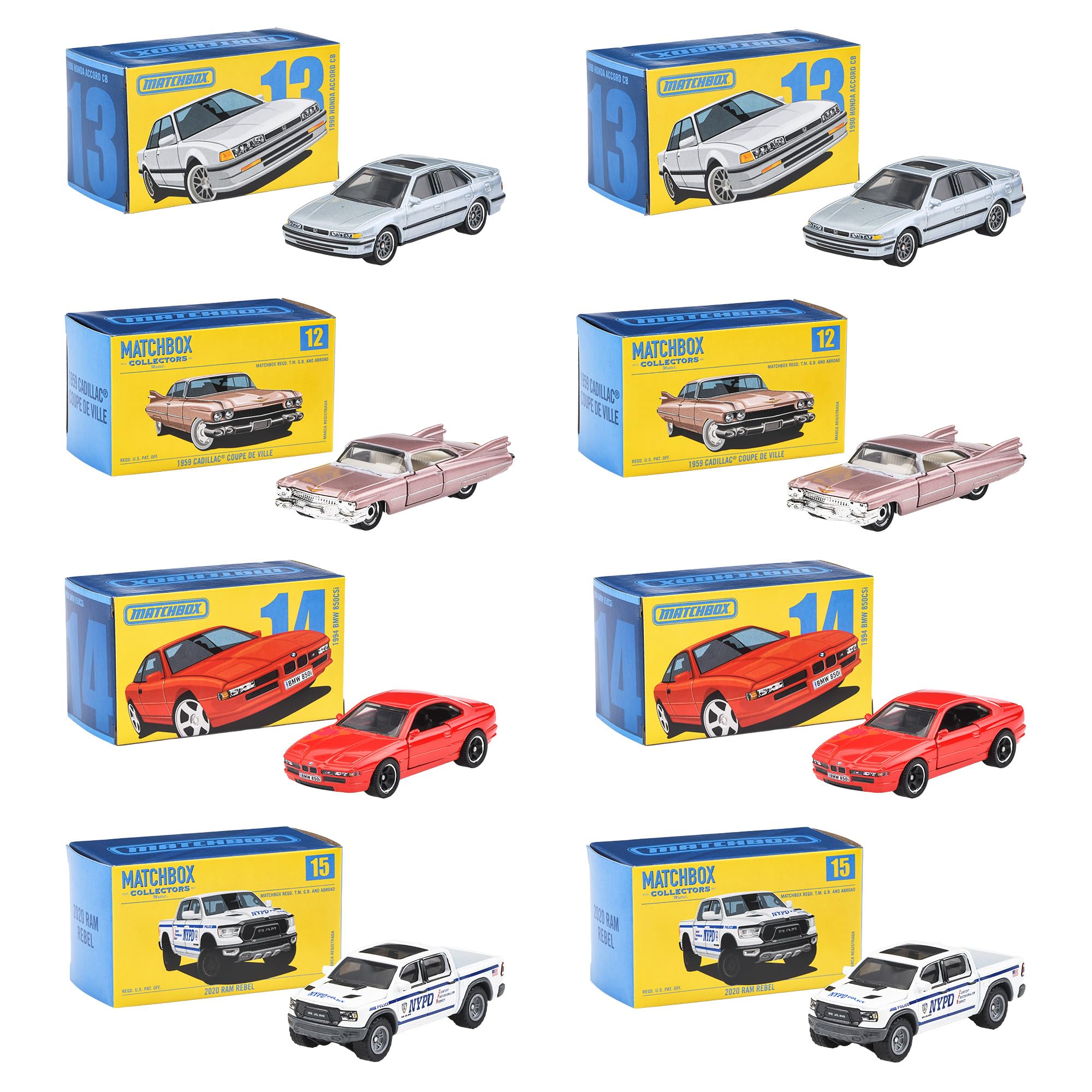

Matchbox Collector s Assortment Vehicle Toys, Mini Cars, 8-Car Box, Ages 3+, Multi-Purpose, 987C-GBJ48