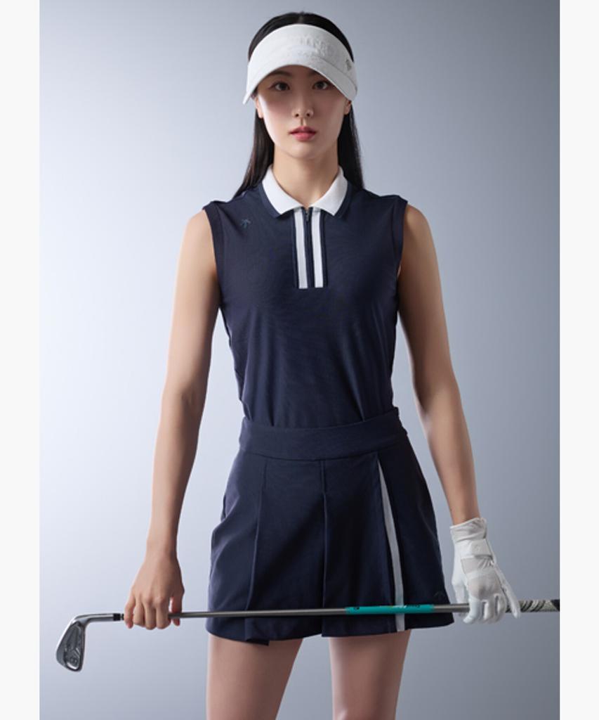 DESCENTE GOLF Women'S Mesh Tricot Sleeveless (Dq21Wfsl65)