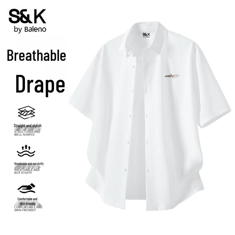 Baleno S&K Series Men s Short Sleeve Ice-Feel Breathable Shirt 3XL
