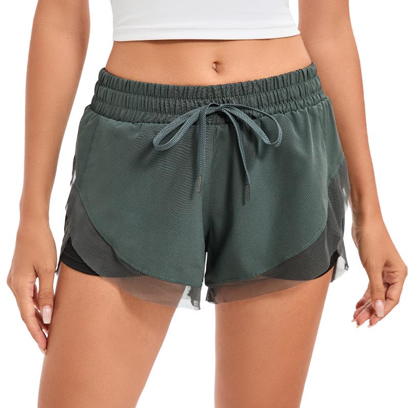 Women's Summer Three-Quarter Yoga & Running Shorts – Loose, Anti-Exposure, Slim-Fit, Hip-Lifting Elastic Fitness Pants