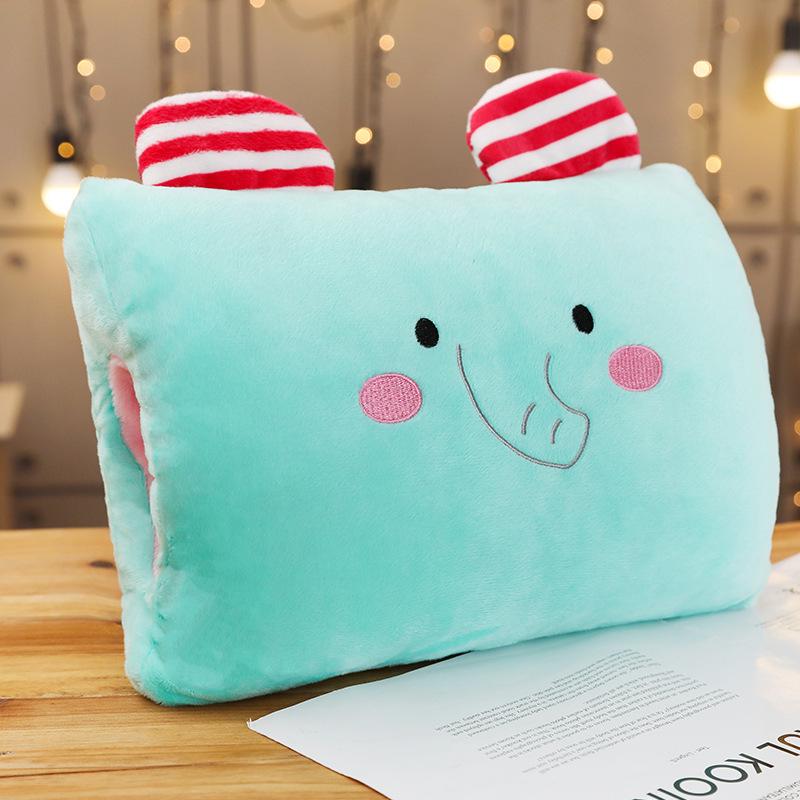 Plush Hand Warmer Pillow Cushion for Office, Dorm, or Classroom