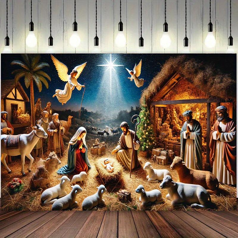 1 background of the Nativity scene