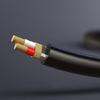 Portable 1/8 to 1/4 Stereo Cable 3.5mm to Double 6.35mm Audios Cable with Flexible Length Option for Amplifiers Easy Use