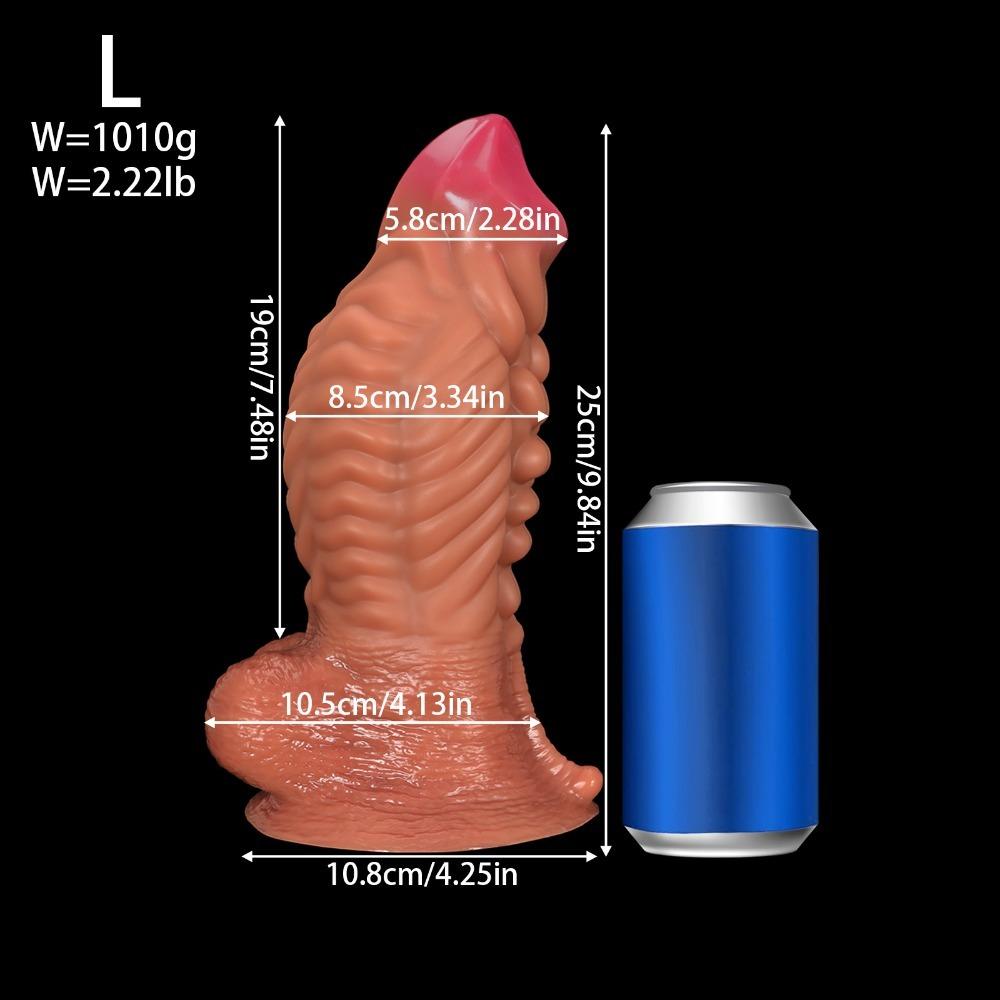 Riesiger Muskel-Dildo für Frauen Realistisches Silikon Erwachsenen-Sexspielzeug BDSM Masturbation