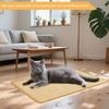 6 Pcs Cat Scratcher Mat, Sisal Cat Scratching Pad Scratch Mat for Cat with Adhesive Loop Tape Cat Scratch Pad Rug for Protect Wall Couch Carpet