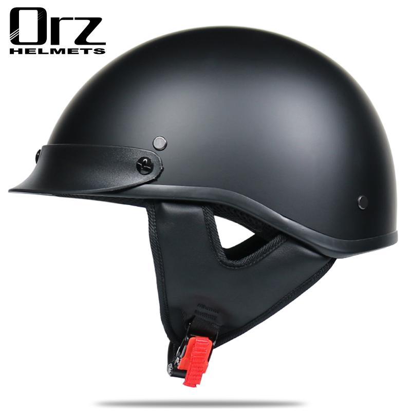 Motorcycle Helmet Scooter Bike Open Face Half Baseball Cap Anti-UV Safety Hard Hat Motocross Helmet Multiple Color Protect