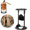 Manual Splitter for Firewood, Cast Steel Splitter Wood Splitting Tool, Firewood Cutter Splits Firewood for Home Campsite