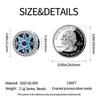 Charms Original Copper Plated Octagonal Star Circular Beads Fit Bracelet Diy Fine Gift Women Delicate Jewelry