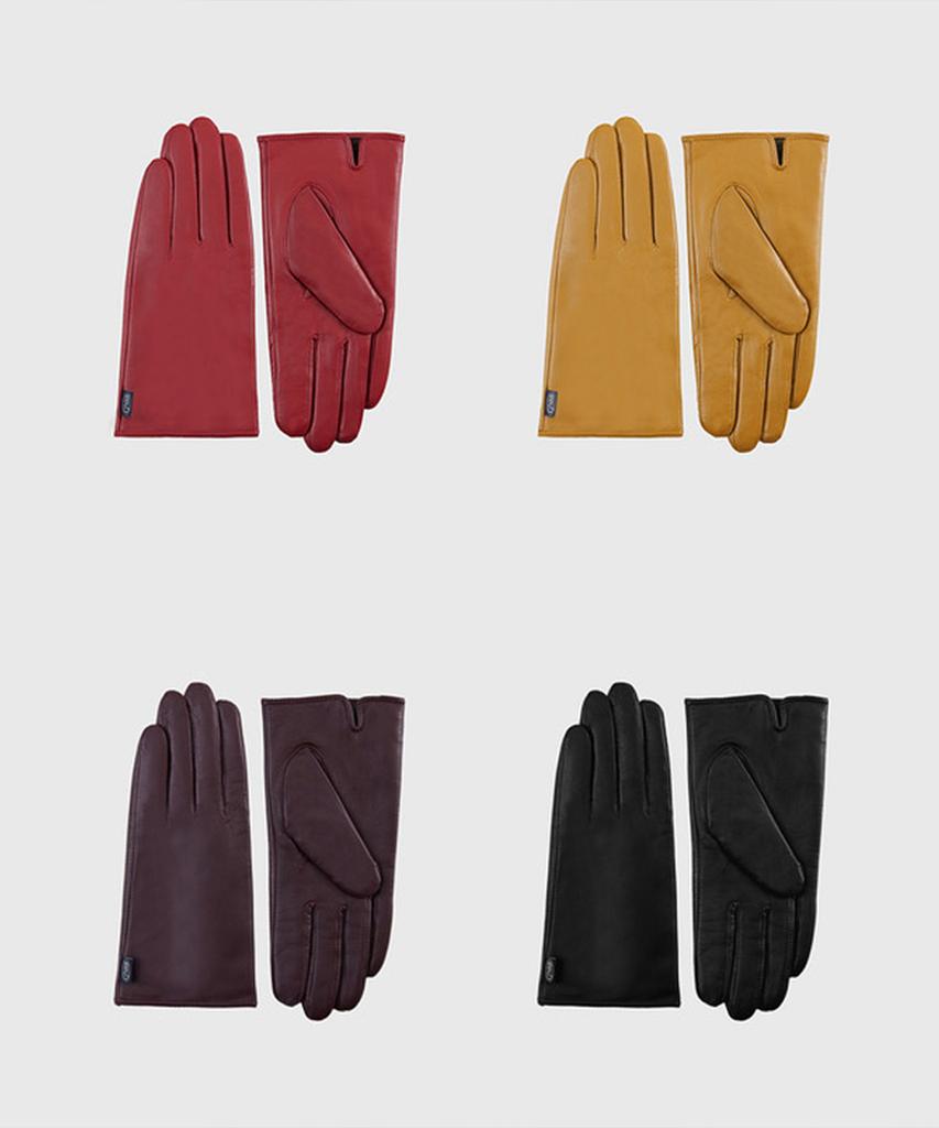 Q'SRB Qsrb Real Lambskin Leather Gloves