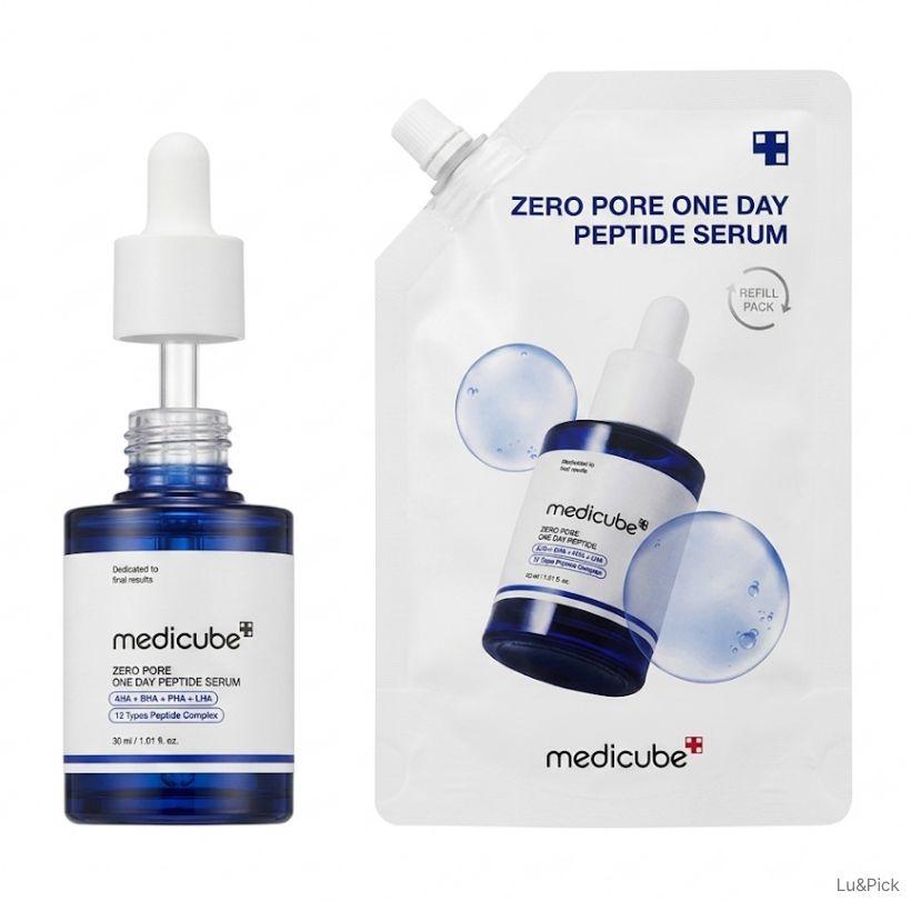 Medicube Zero Pore One Day Peptide Serum 30ml & Refill 50ml