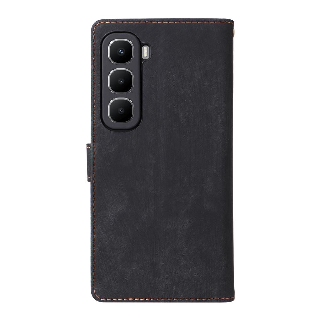 For Infinix Hot 60 5G/Hot 60i 4G Case Wallet RFID Blocking PU Leather Phone Cover Stand with Strap