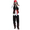 Adult Caribbean Pirate Halloween Cosplay Costume