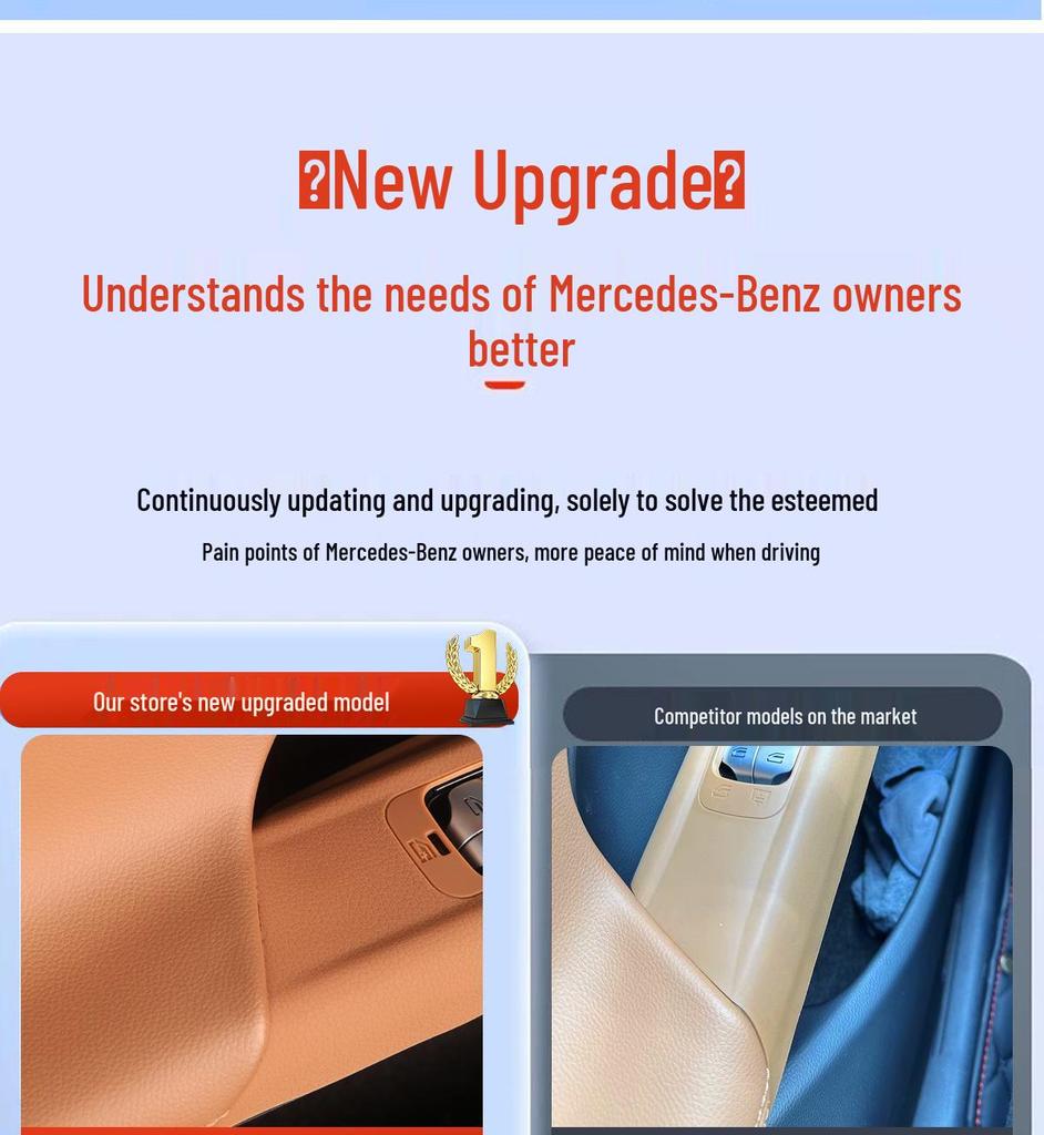 Mercedes-Benz E-Class GLC Window Control Silicone Sticker