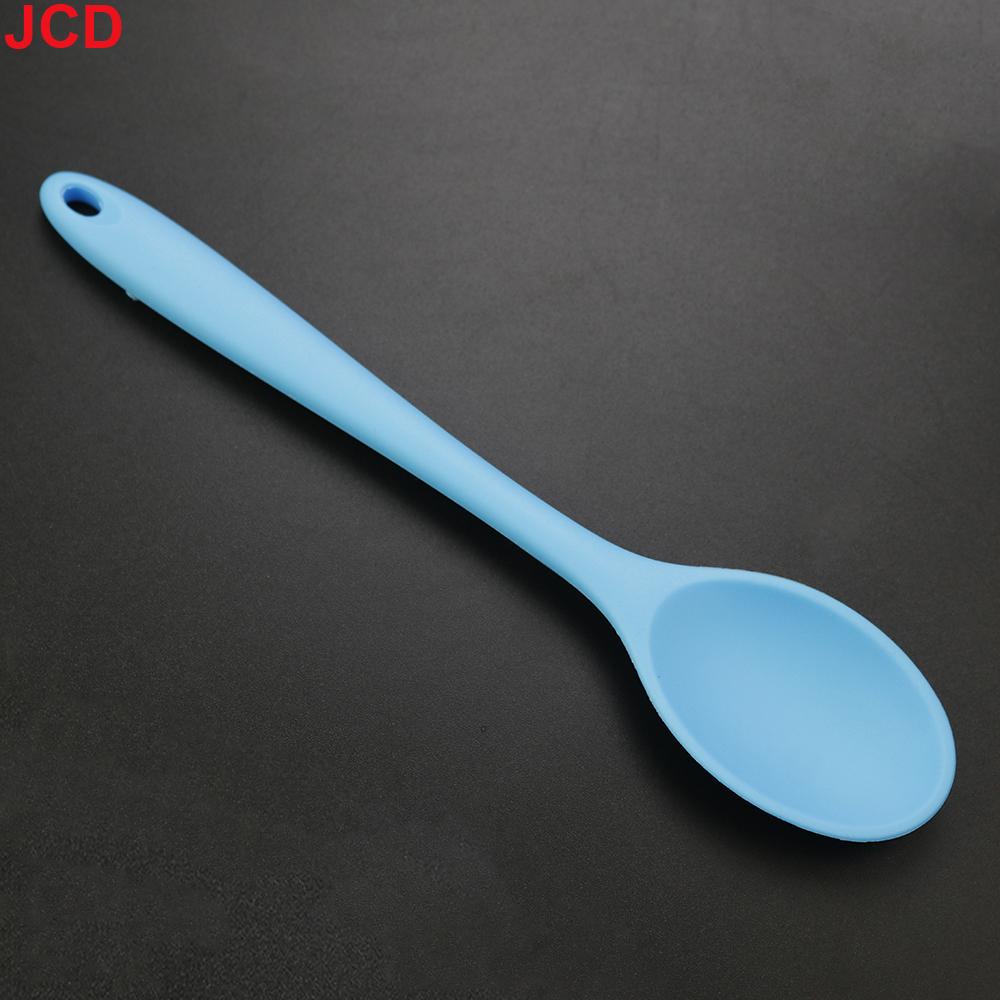 Silicone world Silicone Spoon Mixing Soup Spoons Kitchen Mixing Ladle Cooking Utensils Kitchenware Tool For Stirring and Serving