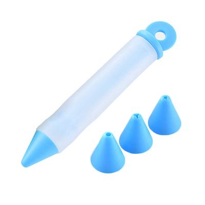 Silicone Cream DIY Cake Writing Pen Baking Piping Pastry Nozzles Decorating Tool MIT