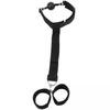 Japan SM bondage Back Cross Collar Strap Handcuffs Mouth Ball Gag Sex Handcuffs Sex Fetish Slave Bondage For