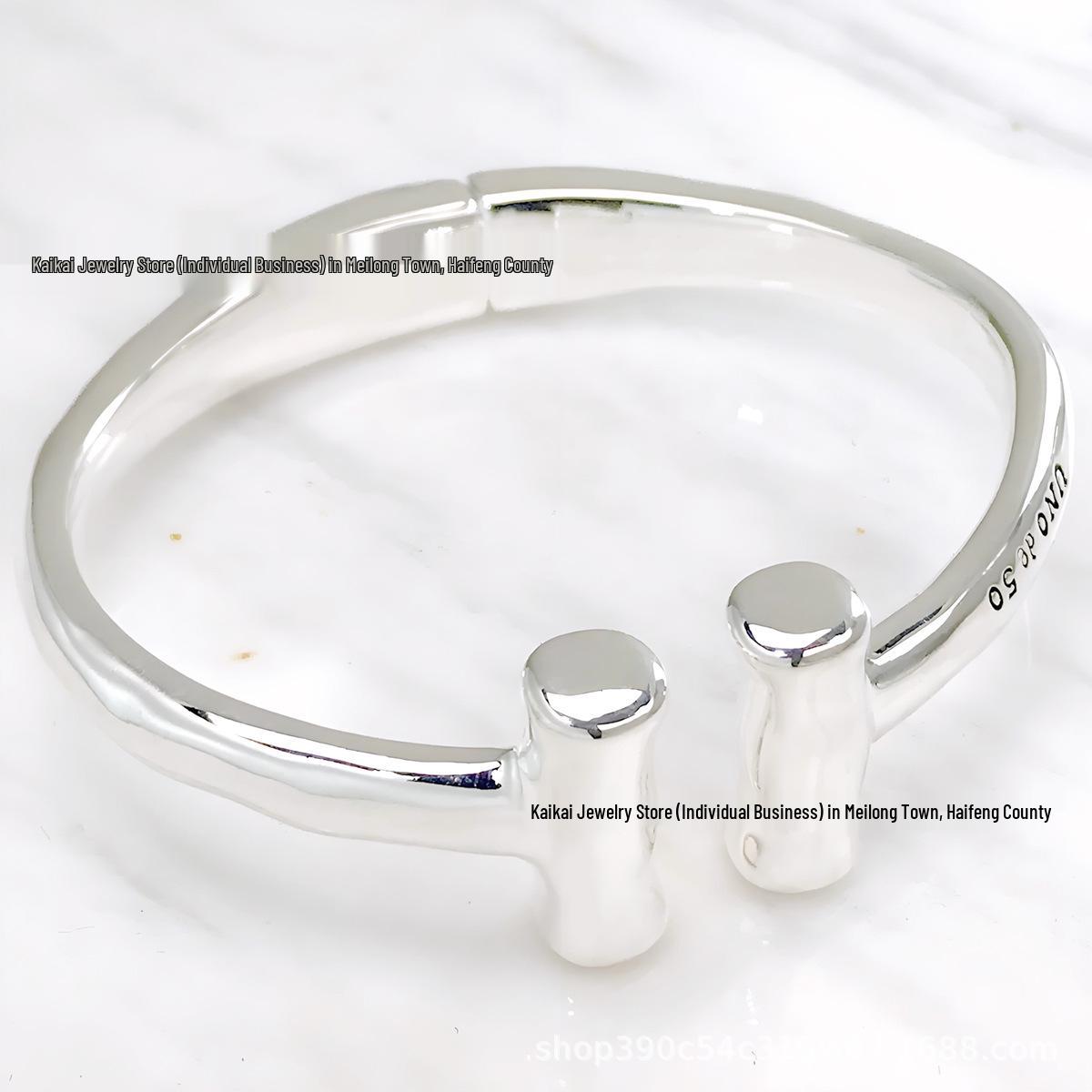 2025 Trendy Women s Double Tube Bracelet: Exquisite Spanish Design, High Quality UNOde50 Gift