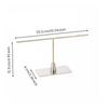 Jewelry Display Stand with Perforated Bar Sleek Crossbar Earring Elegant