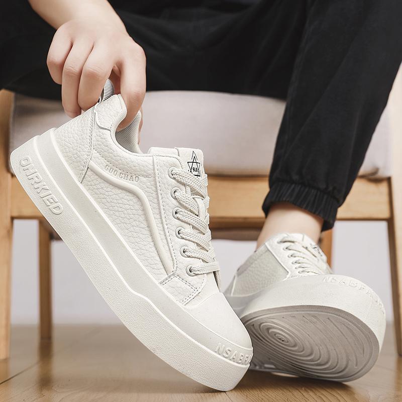 2026 New Autumn Men Thick Sole Casual Skate Shoes, Trendy Fashion Versatile Daily Outdoor Sports Sneakers