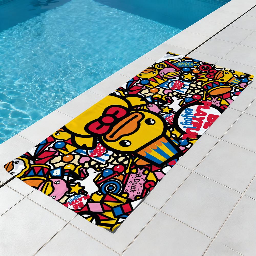 CARTOON b-B-b-D-duck Cute Towel Beach Quick Dry Soft Pool Towels Gift for Travel Gym Shower Camping Sports