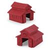 1 Set Farm Animal Figurines Cute Plastic Miniature Figurine Pretend Toys Scene Props Educational Toy Solid Model Simulation Cattle Sheep