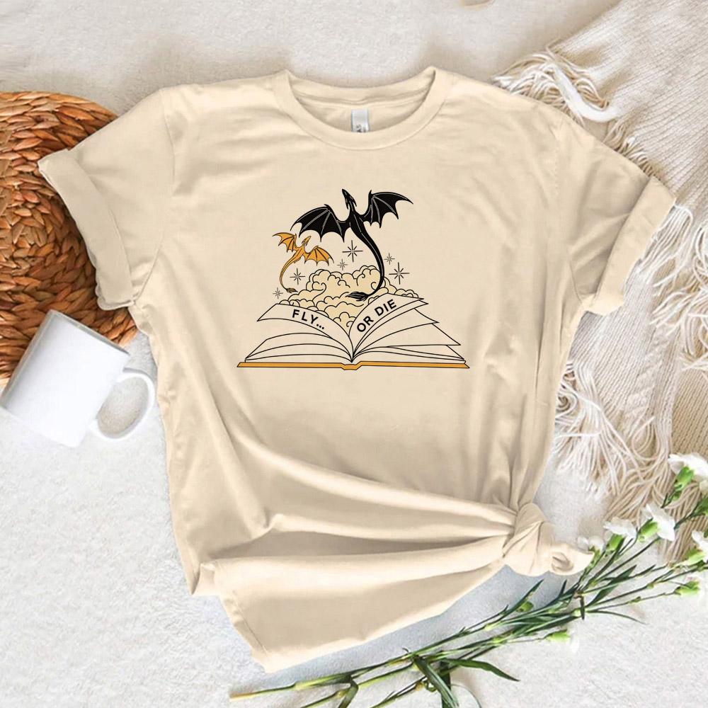 Fourth Wing tshirts Women summer streetwear Tee female designer clothing