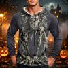 Men's Color Loose Fit Hoodie with Pocket and Drawstring for Casual Everyday Wear