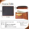 Koshibu Coin Italian Made In Japanese Persimmon Shibu Ten Thousand Tiger Birthday Wallet, Bifold, Purse, Men's, Leather, Japan, Clothes, Dyed, Canvas,