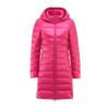 Women Ultra Lightweight Packable Long Puffer Jacket Autumn Winter Warm Hat Detachable Hooded Female Coat Parka 5XL 7XL