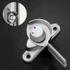Sliding Door Window Double-sided Crescent Lock Insurance Buckle Window Lock Hardware Accessories
