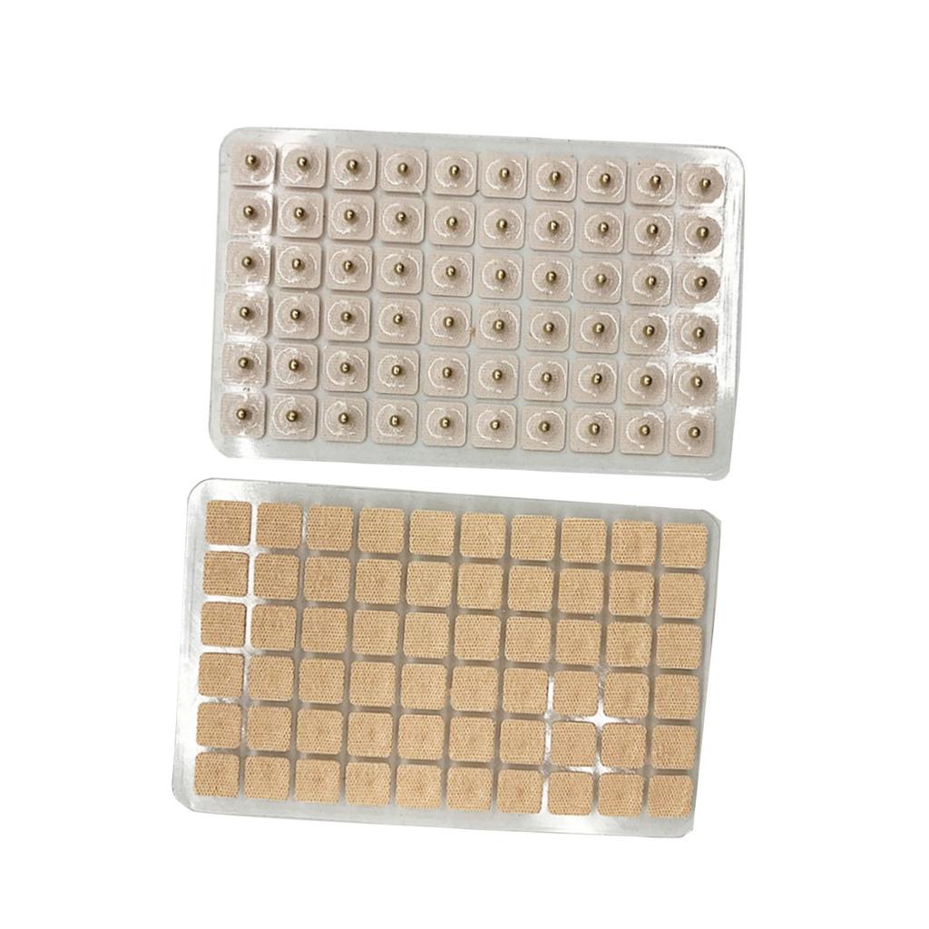 600 Stück Magnetische Akupressur Ohrpunktpflaster Magnetische Akupressur Ohrkügelchen Zählungen Pellets für Ohr