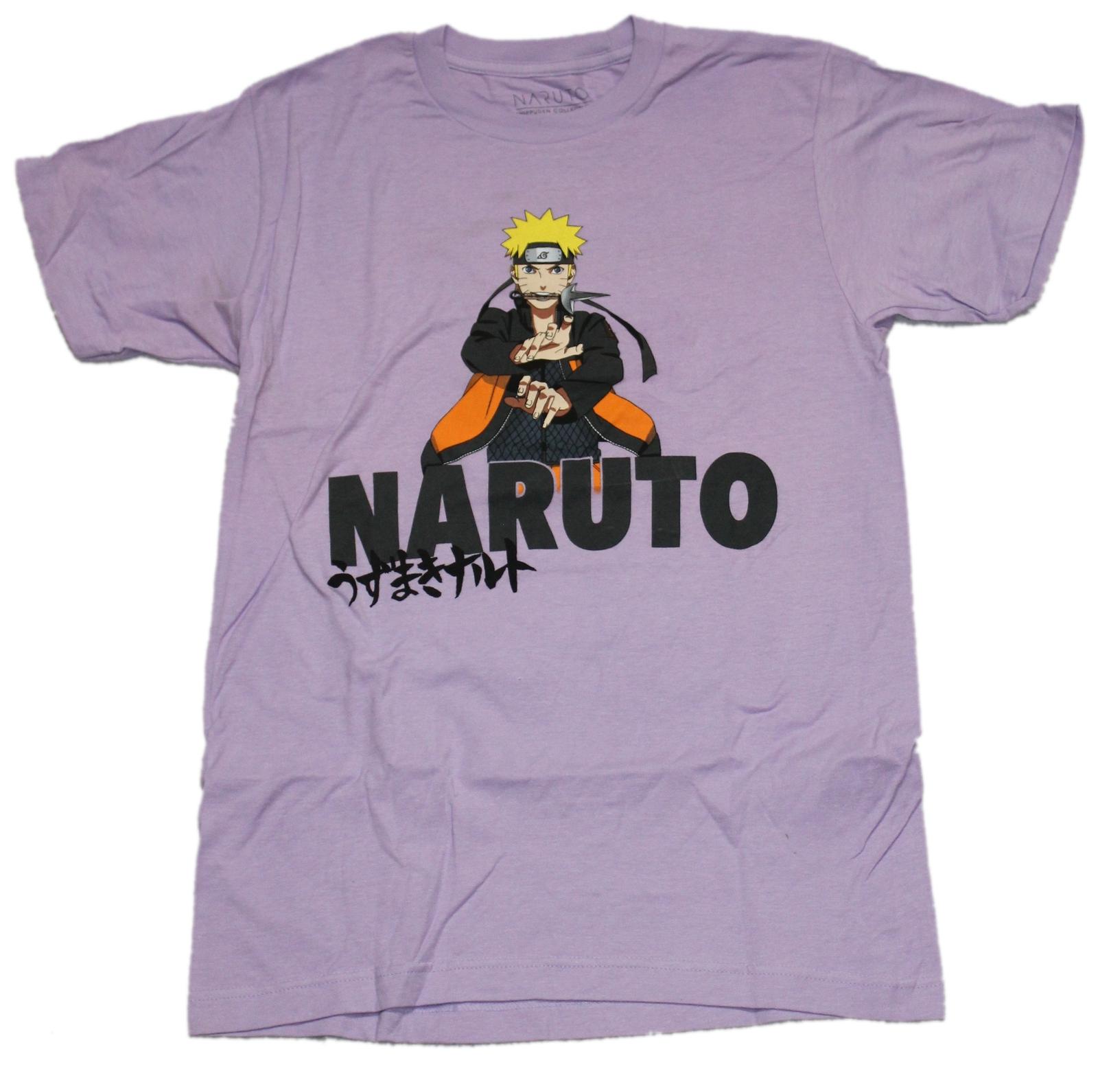 Naruto Shippuden New Adult T-Shirt - Knife Mouth Pose XXXXL