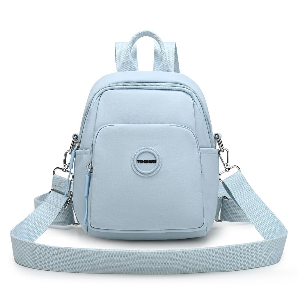 Schoolbag Korean Shoulder Portable Messenger Bag for Women 1011 New Niche Three-use Backpack Multi-functional Commuter Bag for Women