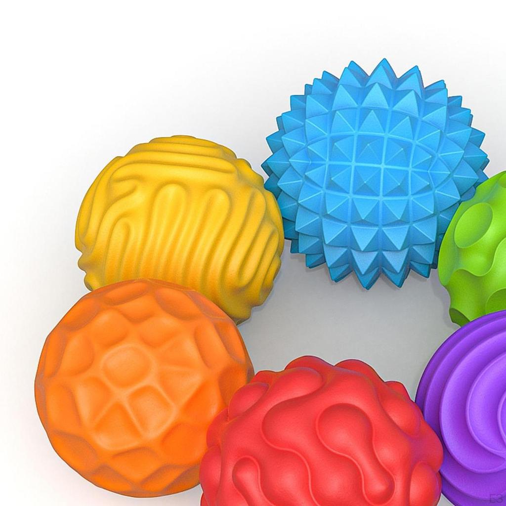 6Pcs Silicone Magnetic Balls Creative Sensory Toys for Women Kids Boys Girls Pink