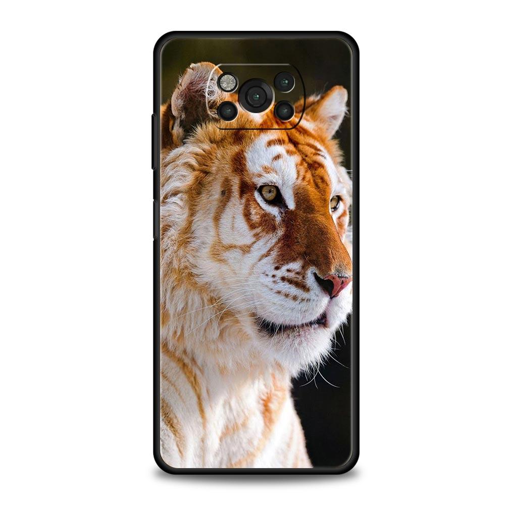 Tiger Lion Leopard Phone Case For Xiaomi Mi Poco X3 NFC M3 F4 F3 M4 X4 Pro 5G Note 10 12 Lite 11 11T 10T 11X 13 12T Pro 9T Cover