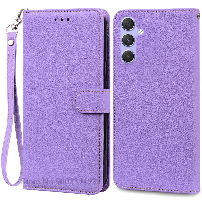 A35 5G Case For Samsung Galaxy A35 Case Leather Wallet Flip Case For Samsung Galaxy A35 5G Cover Coque Fundas Shell Etui