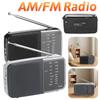 Mini Transistor Radio with Speaker Battery Powered Radio with Strap Small Radio Telescopic Antenna for Emergency Use