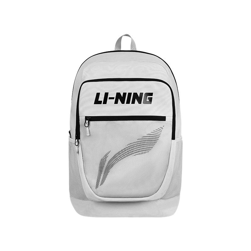 Li Ning Polyester Backpack Regular Unisex Black YBSU033-1