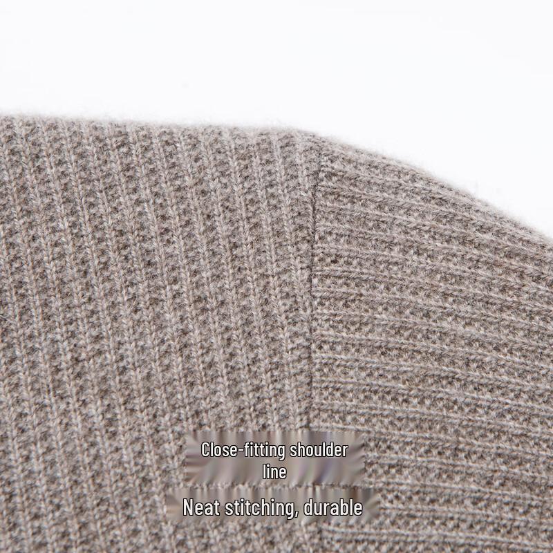 Hodo Men's Cashmere Blend Henry Collar Pullover Sweater