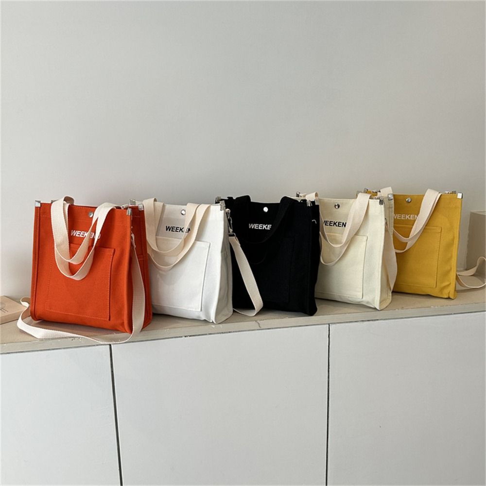 

Холщовая сумка на плечо, однотонная маленькая сумка, стильная сумка на ремне для женщин и девочек