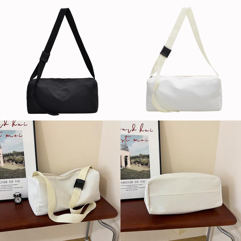 Minimalist Large Capacity Canvas Messenger Bag For Daily Commute And Street Style