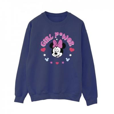 Womens/Ladies Minnie Mouse Girl Power Sweatshirt