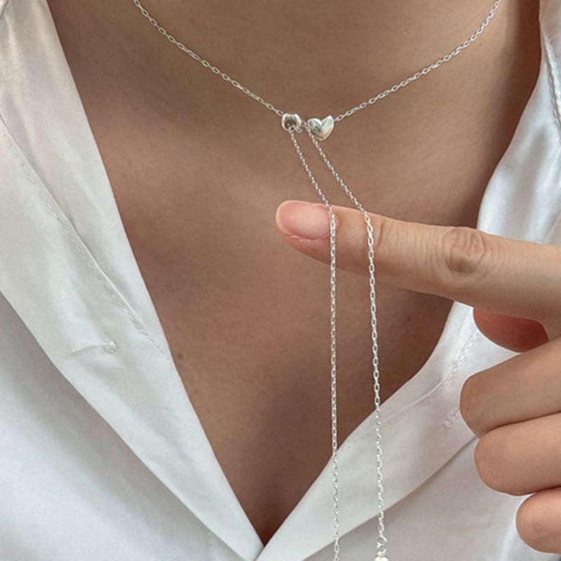 BOLDIERE Heart Drop Necklace