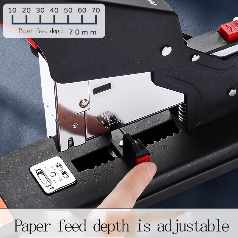 M&g Heavy-duty Stapler, High-capacity Manual Stapler Staples 2-200 Sheets Of Paper 23/23/23/17 Bookbinding For Student And Offic