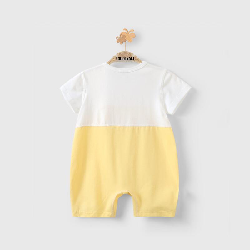 Youqi Infant Summer Cartoon Short Sleeve Romper
