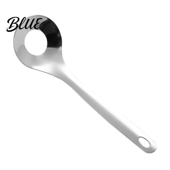 Küchenhelfer für Geschenke Edelstahl-Fleischbällchenformer Löffel Ergonomisch Langer Griff Manuelle Utensilien Antihaft Spülmaschinenfest Fleischbällchenformer Oval Auslaufend