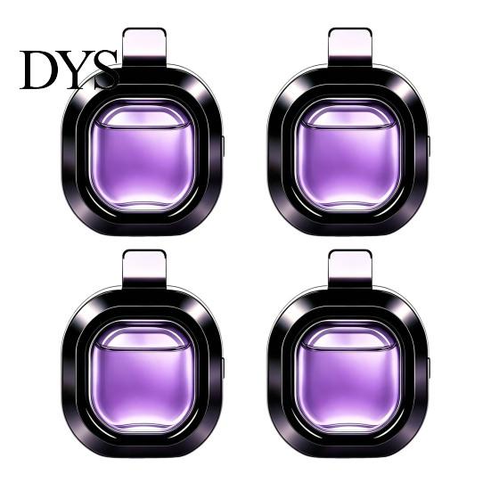Car Air Freshener Vent Clip 4Pcs Freshener, Wind-Powered Scent Diffuser Fresh Interior Decor with Breathable Membrane, Leak-Proof Odor Eliminator for