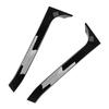 Gloss Black Pair Rear Window Side Wing Spoiler For VW Golf MK6 GTI 08-13