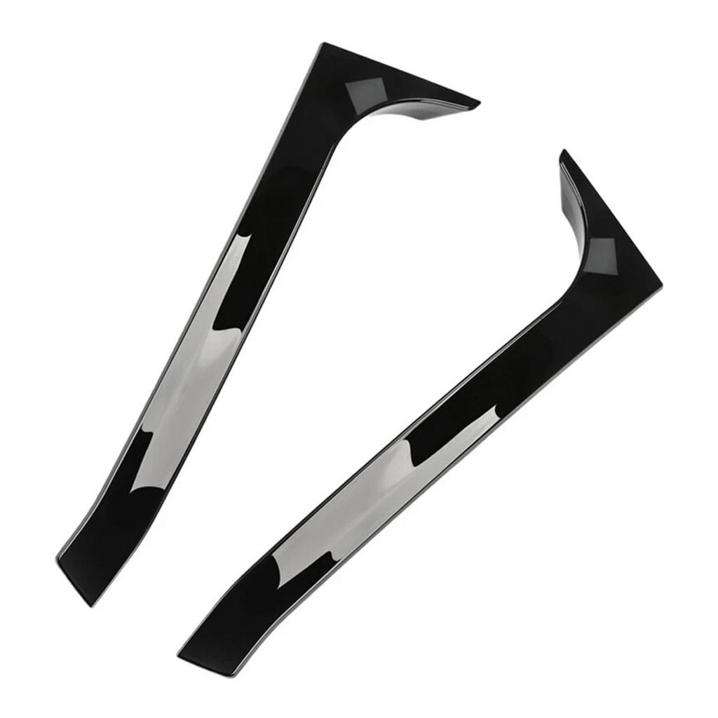 Gloss Black Pair Rear Window Side Wing Spoiler For VW Golf MK6 GTI 08-13
